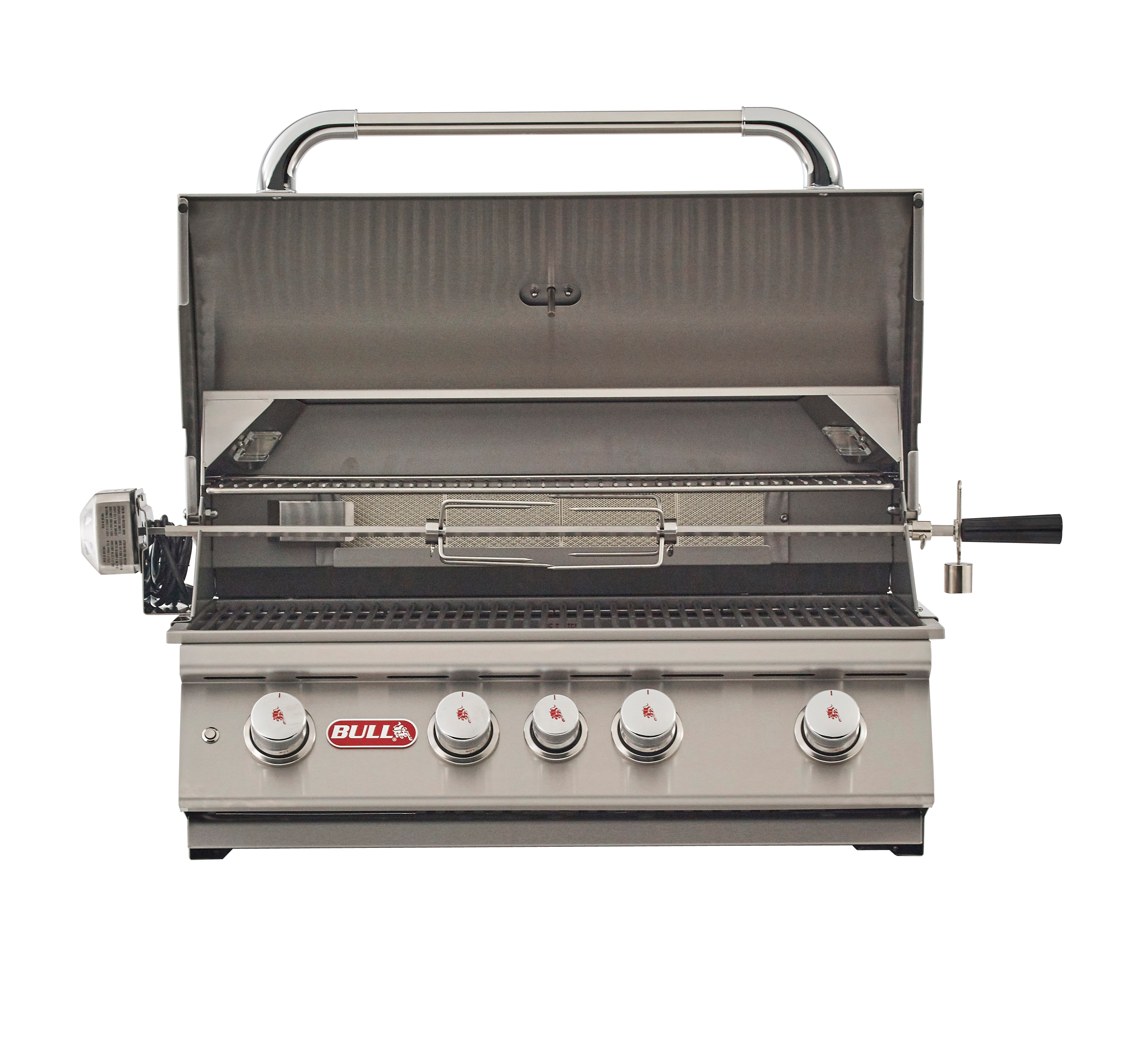 30" Angus Drop In Grill w/light NG  - 4 Burner / 75,000 BTU's