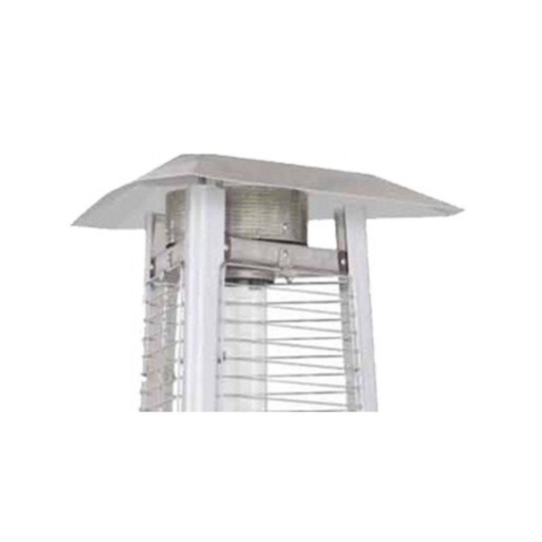 Tall Commercial Triangle Glass Tube Heater-Stainless Steel