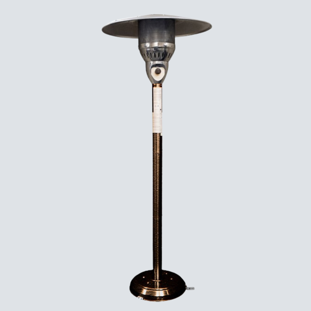85" Natural Gas Outdoor Patio Heater - Hammered Bronze